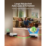 Vexilar Cleanova W8 Saugroboter - Witte Robotstofzuiger met Wischfunctie - 5000 Pa