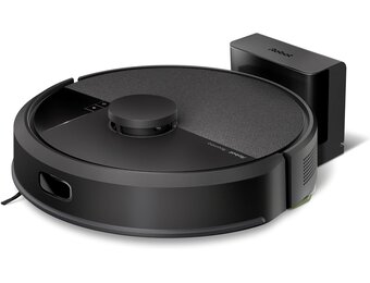 iRobot Roomba® 105 Combo Robotstofzuiger met Dweilfunctie - 7000 Pa Zuigkracht - LiDAR-navigatie - Tapijtdetectie - Schoonmaak- en vermijdzones - 4 Zuigniveaus - Ideaal voor huisdieren - Zwart (Y3110)