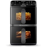 Philips Dubbele Airfryer 4000 10L - 2 maaltijden met RapidAir