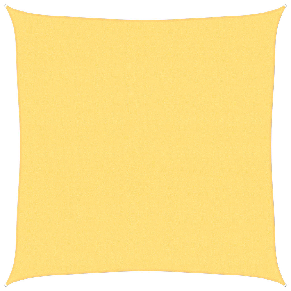 vidaXL Zonnezeil 160 g/m² 4x4 m HDPE beige