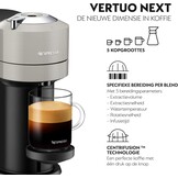 Nespresso Vertuo Next koffiemachine door Krups - Lichtgrijs