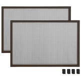 vidaXL Raamhor uitschuifbaar (100-193)x75 cm bruin