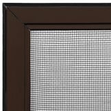 vidaXL Raamhor uitschuifbaar (100-193)x75 cm bruin