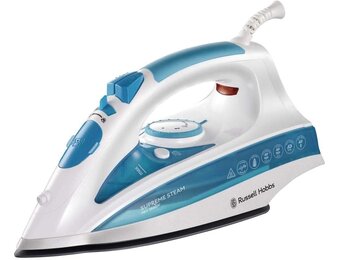 Russell Hobbs stoomstrijkijzer [2600W, 210g extra stoomboost, 70 g/min stoom] Steamglide Pro (300ml watertank, keramische zoolplaat, zelfreinigend & sprayfunctie, anti-kalk, druppelstop) 20562-56