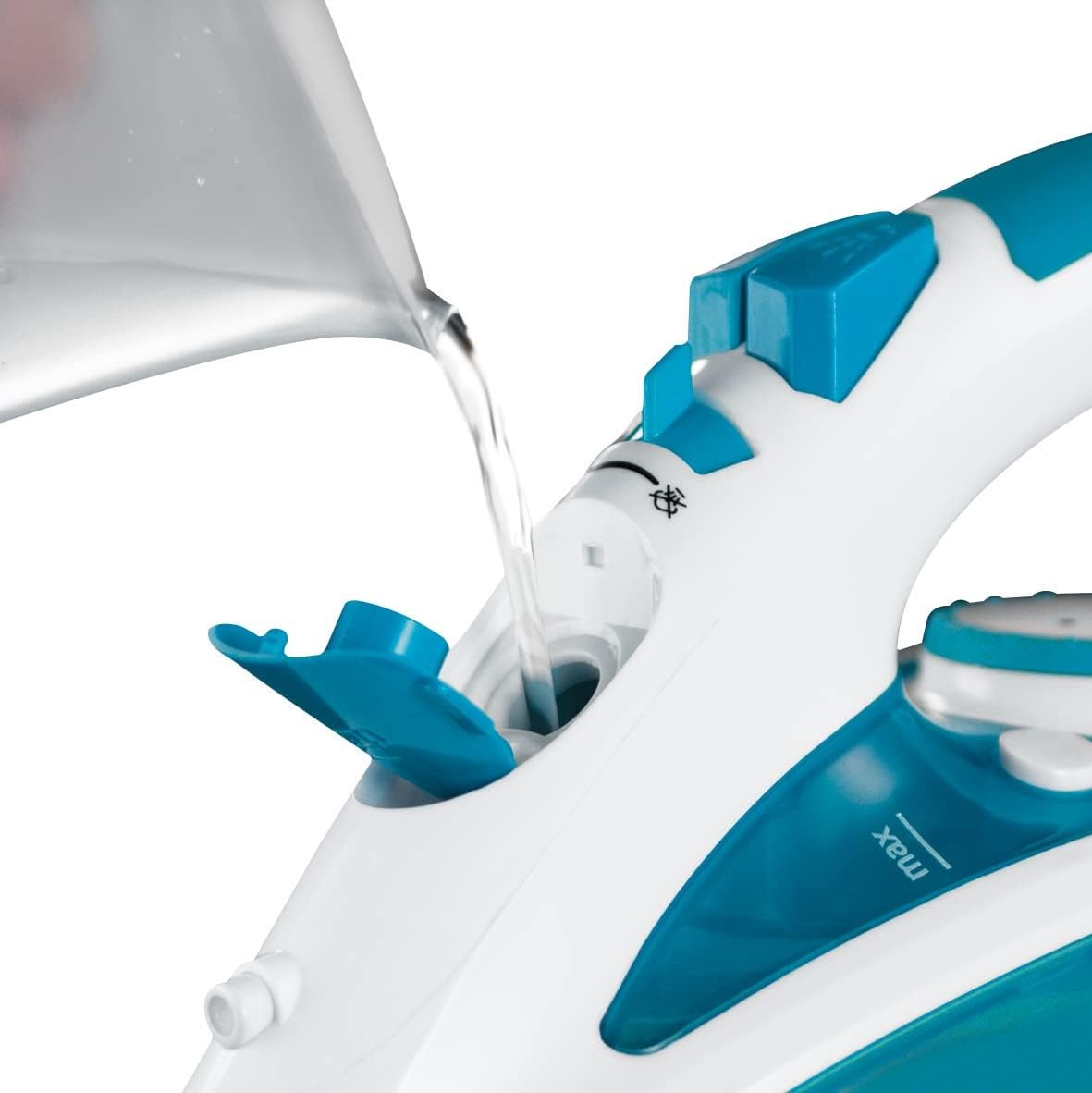 Russell Hobbs stoomstrijkijzer [2600W, 210g extra stoomboost, 70 g/min stoom] Steamglide Pro (300ml watertank, keramische zoolplaat, zelfreinigend & sprayfunctie, anti-kalk, druppelstop) 20562-56