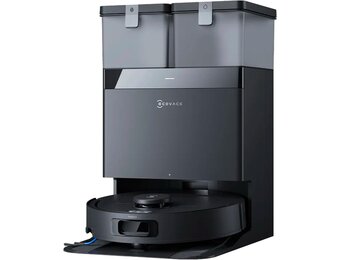ECOVACS DEEBOT T30C OMNI Robotstofzuiger en Dweilrobot, 20.000 Pa, ZeroTangle 3.0, TruEdge 2.0, TrueMapping 2.0, Alles-in-één OMNI-station, Automatisch zelfreinigingssysteem, Zwart