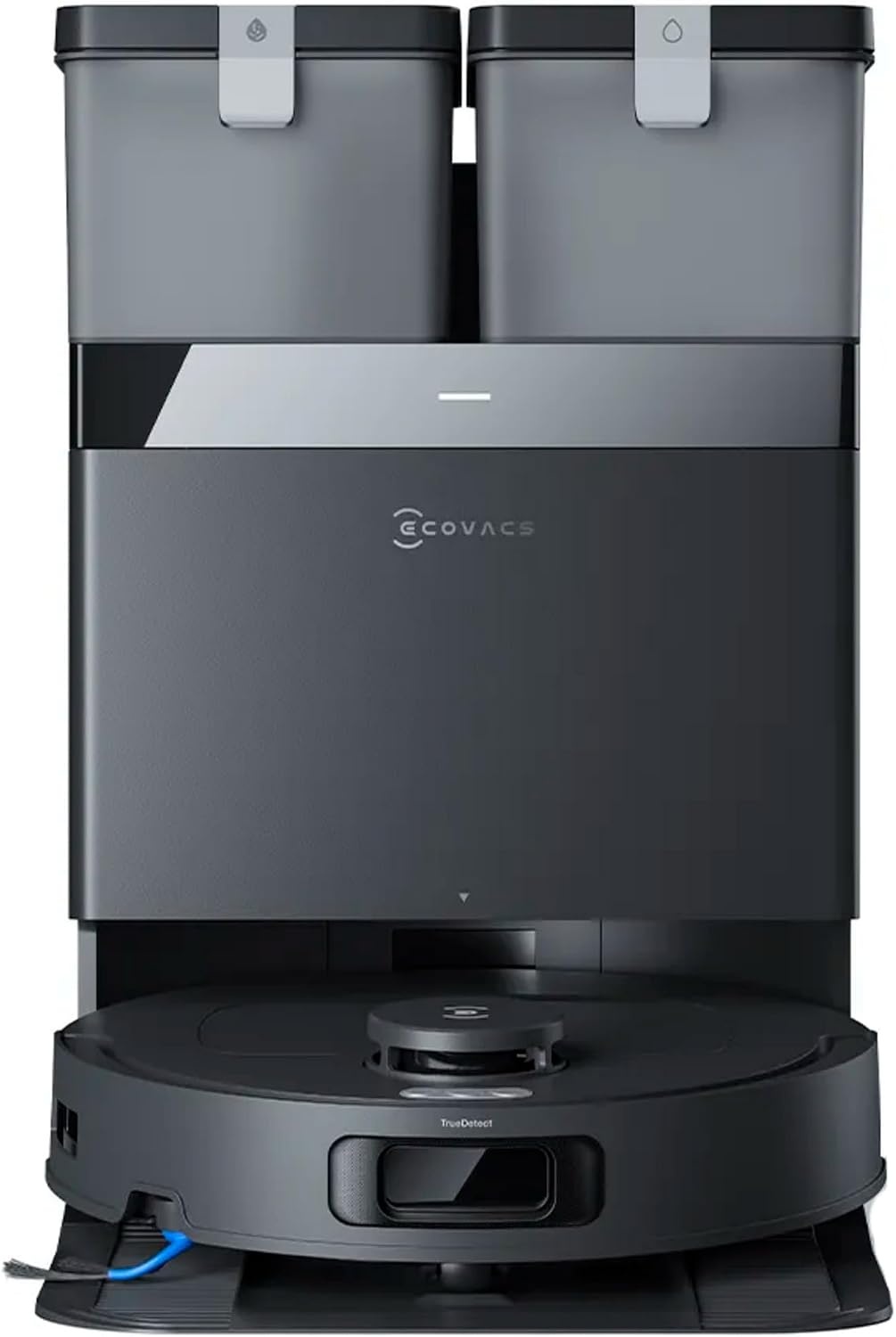 ECOVACS DEEBOT T30C OMNI Robotstofzuiger en Dweilrobot, 20.000 Pa, ZeroTangle 3.0, TruEdge 2.0, TrueMapping 2.0, Alles-in-één OMNI-station, Automatisch zelfreinigingssysteem, Zwart