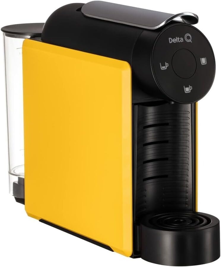 Delta Q Mini Qool Capsule Koffiemachine - Geel - 1 Liter