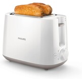 Philips Broodrooster Daily Collection - 8 Bruiningsstanden - 2 variabele sleuven - Geintegreerde opzethouder - Ondooifunctie - Uitneembare kruimellade - Automatische uitschakeling - HD2581/00