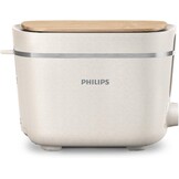 Philips Broodrooster Daily Collection - 8 Bruiningsstanden - 2 variabele sleuven - Geintegreerde opzethouder - Ondooifunctie - Uitneembare kruimellade - Automatische uitschakeling - HD2581/00