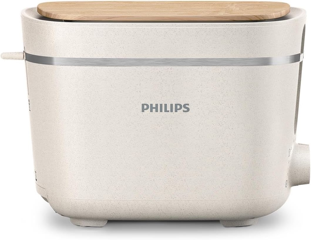 Philips Broodrooster Daily Collection - 8 Bruiningsstanden - 2 variabele sleuven - Geintegreerde opzethouder - Ondooifunctie - Uitneembare kruimellade - Automatische uitschakeling - HD2581/00