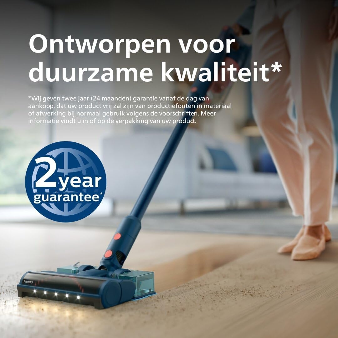 Philips Snoerloze Steelstofzuiger SpeedPro Max 5000-60 min gebruik