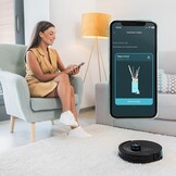 Cecotec Conga 8490 Ultimate Ultra Power Robotstofzuiger, lasernavigatie, 4-in-1 app, vegen, zuigen, wassen en vegen, 7000 Pa, tot 170 minuten looptijd, centrale borstel van siliconen