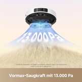 Dreame L10s Pro Gen 3 Robotstofzuiger met Dweilfunctie - 13.000 Pa - Wit