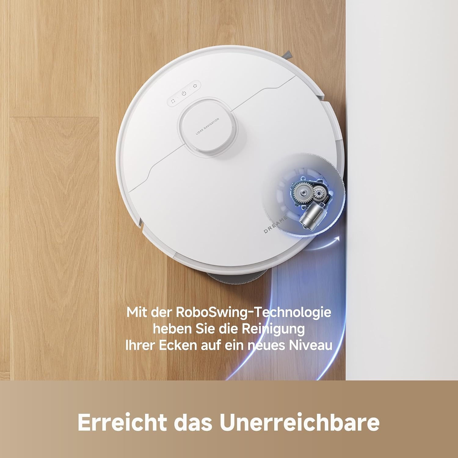 Dreame L10s Pro Gen 3 Robotstofzuiger met Dweilfunctie - 13.000 Pa - Wit