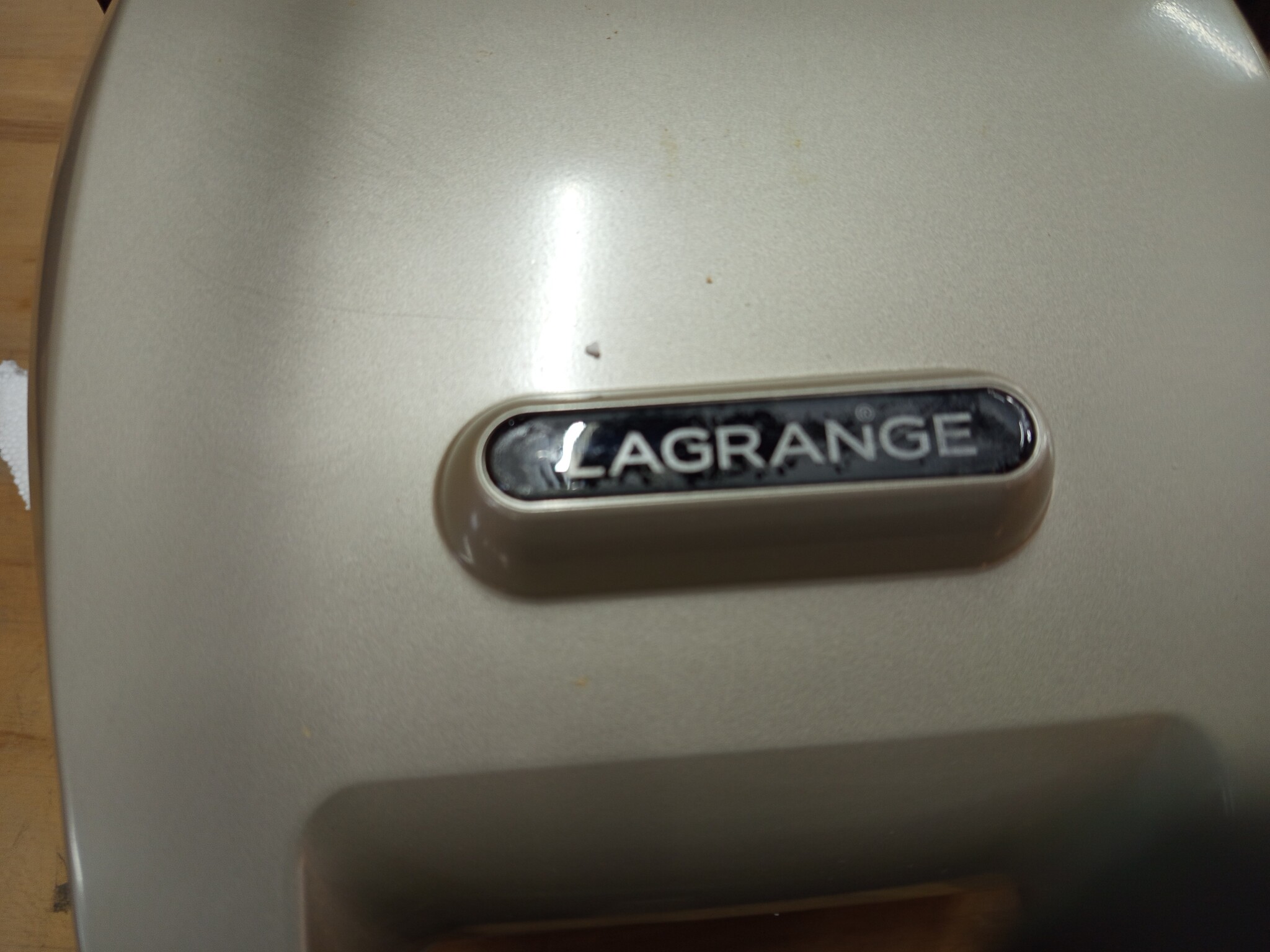 LAGRANGE Premium Wafelijzer - Perlgrijs - 1200 Watt