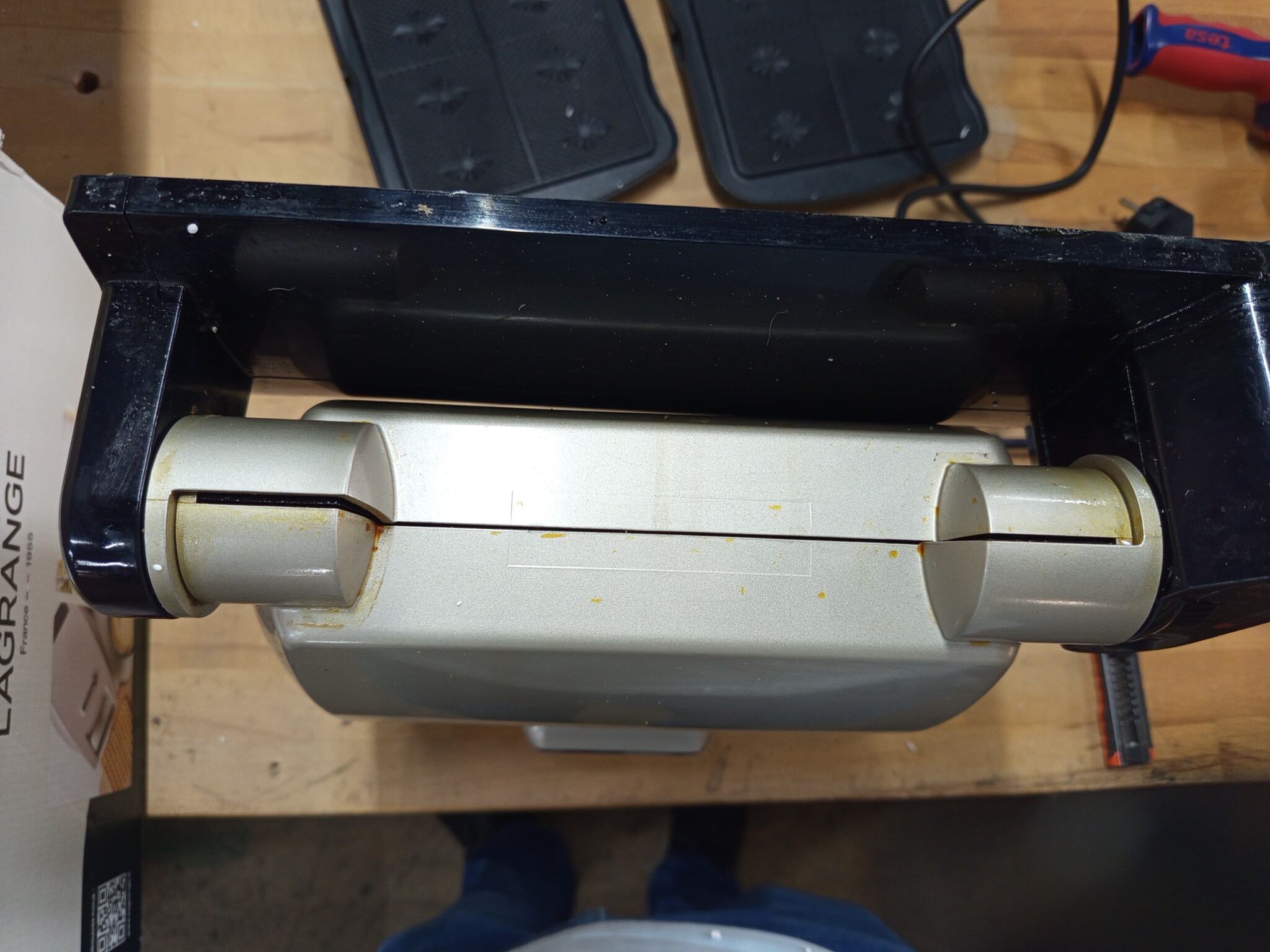LAGRANGE Premium Wafelijzer - Perlgrijs - 1200 Watt