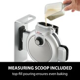 CASO WaffleUp Verticaal Wafelijzer - Wit - Voor Belgische wafels 18 cm
