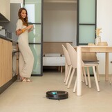 Cecotec Conga Eternal Laser Vital Robotstofzuiger en wastafel, 110 minuten looptijd, 2200 Pa, 3 standen, multifunctionele borstel, 10 modi, app, virtuele assistent Alexa - Maat Eternal Pet