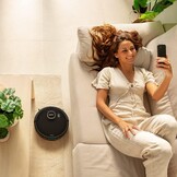 Cecotec Conga Eternal Laser Vital Robotstofzuiger en wastafel, 110 minuten looptijd, 2200 Pa, 3 standen, multifunctionele borstel, 10 modi, app, virtuele assistent Alexa - Maat Eternal Pet