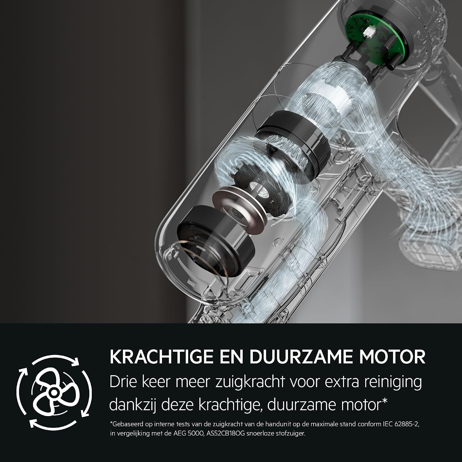AEG Draadloze Stofzuiger, AP71HB14SH, Hygienic 7000, Vloermondstuk met LED-voorlicht, Aluminium zuigleiding, Wandhouder met oplaadfunctie, Digitaal display, 80 dB, Shellwit