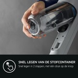 AEG Draadloze Stofzuiger, AP71HB14SH, Hygienic 7000, Vloermondstuk met LED-voorlicht, Aluminium zuigleiding, Wandhouder met oplaadfunctie, Digitaal display, 80 dB, Shellwit