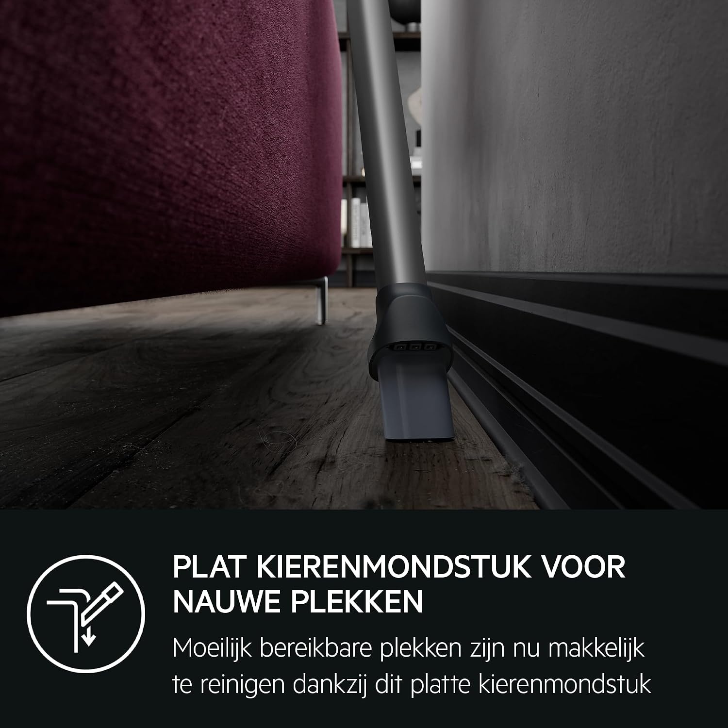 AEG Draadloze Stofzuiger, AP71HB14SH, Hygienic 7000, Vloermondstuk met LED-voorlicht, Aluminium zuigleiding, Wandhouder met oplaadfunctie, Digitaal display, 80 dB, Shellwit