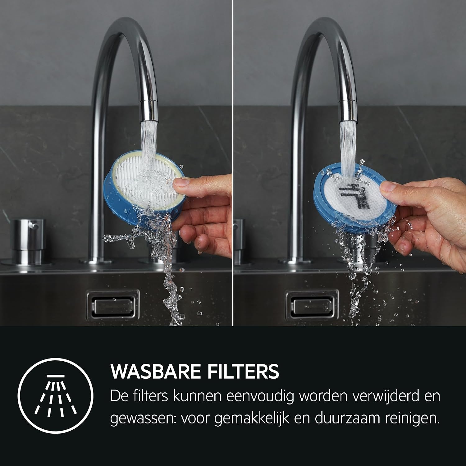 AEG Draadloze Stofzuiger, AP71HB14SH, Hygienic 7000, Vloermondstuk met LED-voorlicht, Aluminium zuigleiding, Wandhouder met oplaadfunctie, Digitaal display, 80 dB, Shellwit