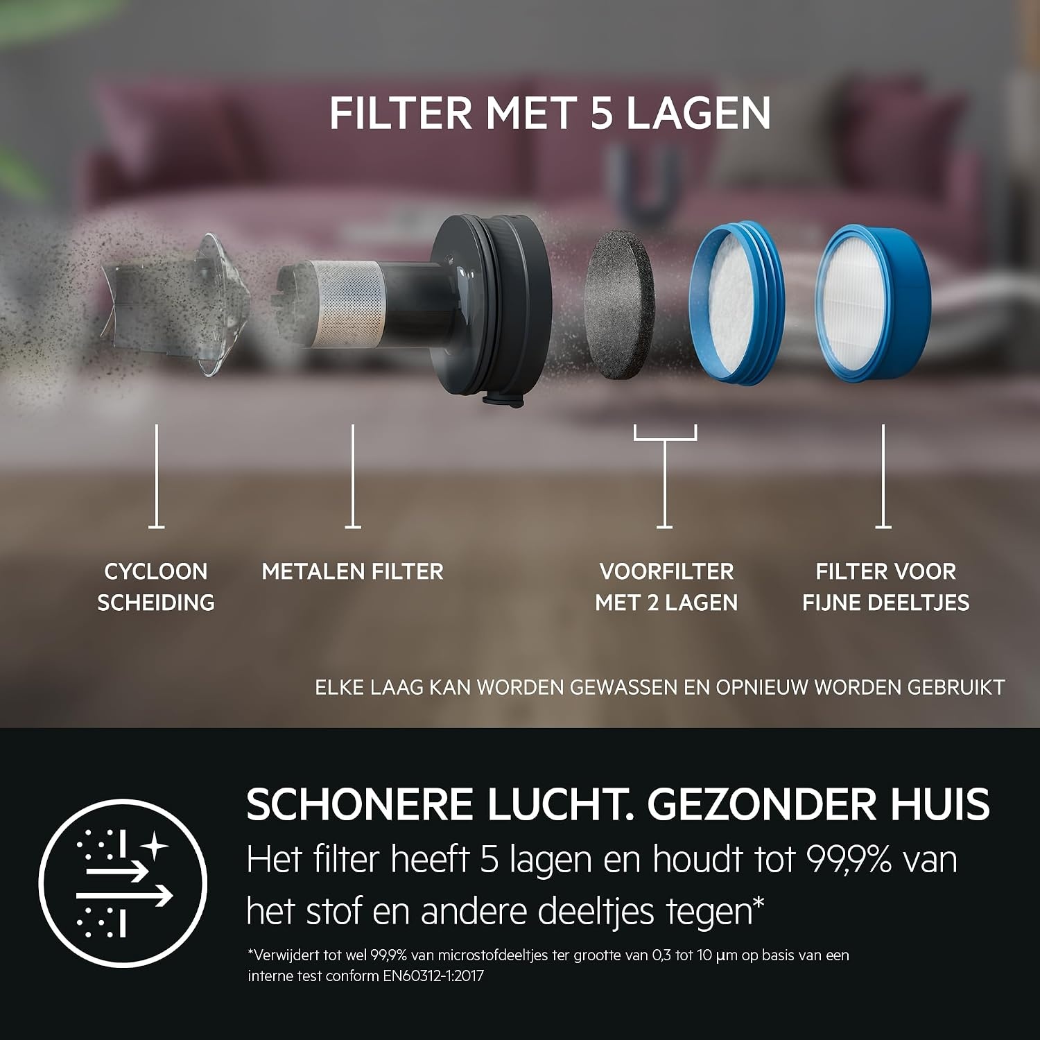 AEG Draadloze Stofzuiger, AP71HB14SH, Hygienic 7000, Vloermondstuk met LED-voorlicht, Aluminium zuigleiding, Wandhouder met oplaadfunctie, Digitaal display, 80 dB, Shellwit