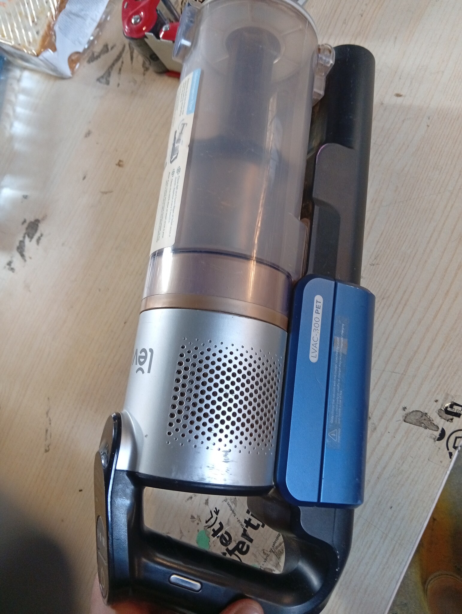 Levoit Accu Steelstofzuiger LVAC 300 - Blauw - HEPA-filter - Tot 60 min. gebruiksduur