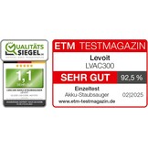 Levoit Accu Steelstofzuiger LVAC 300 - Blauw - HEPA-filter - Tot 60 min. gebruiksduur