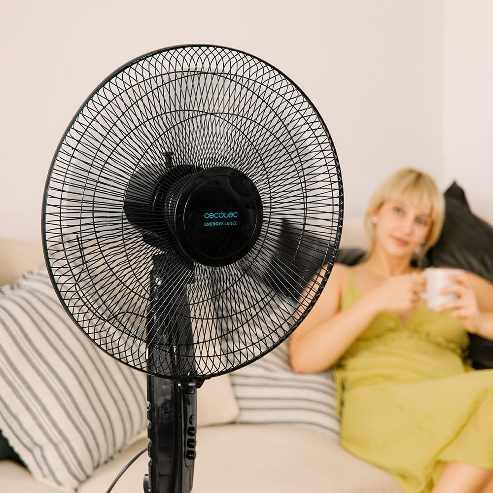 Cecotec EnergySilence 515 MaxFlow Vloerventilator - Zwart - 40,6 cm - 45W