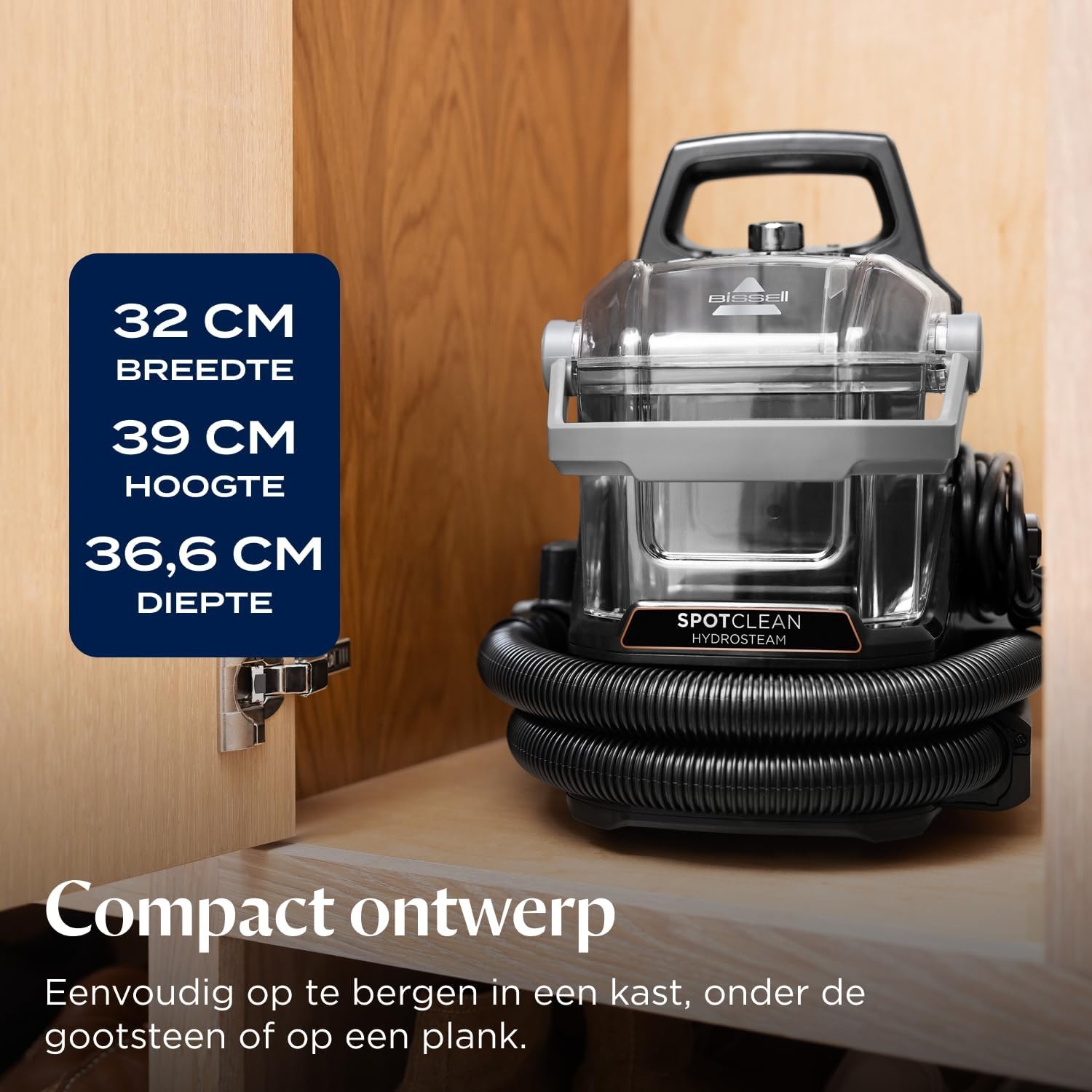 BISSELL SpotClean HydroSteam Tapijtreiniger 1000W 3689N
