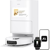 Mova E30 Ultra Robotstofzuiger en -dweil met automatisch legen en zelfreinigende dweil 7000 Pa aan zuigkracht, RoboSwing-technologie,DuoScrub-dweilen, 10,5 mm dweilverhoging