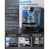 ECOVACS X11 OMNICYCLONE Robotstofzuiger met dweilfunctie – 19500 Pa – Zwart