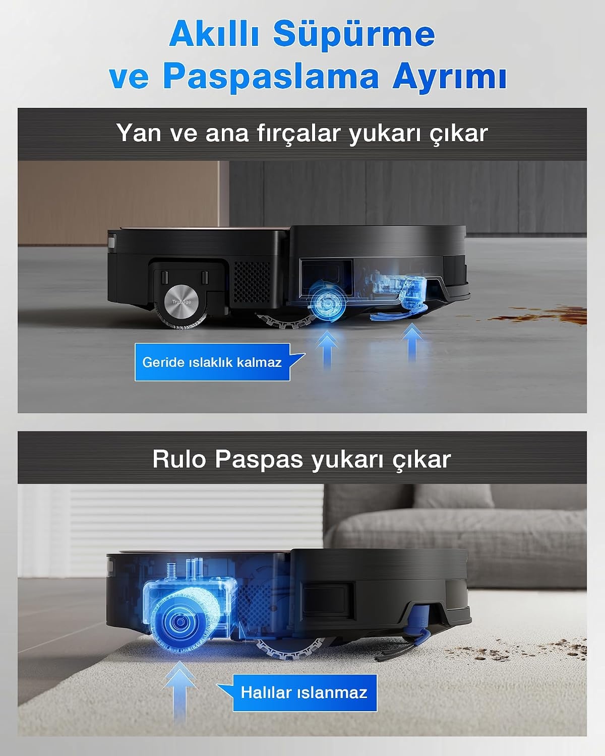 ECOVACS X11 OMNICYCLONE Robotstofzuiger met dweilfunctie – 19500 Pa – Zwart