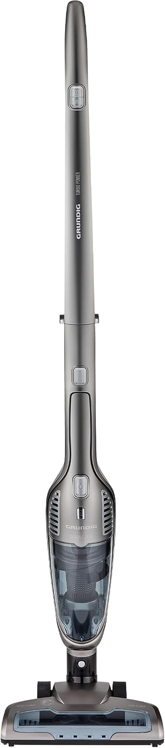 Grundig VCH9832 2-in-1 Steelstofzuiger en Handstofzuiger - Titanium Zilver