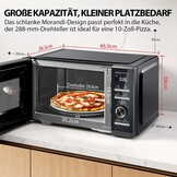 Toshiba MW3-AM25PFI(MG) Solo Magnetron 25L 900W Magnetron in Slank Morandi Grijs. Met originele inverter, Chef-Defrost, 10 standen, 7 Auto-Menu's, Easy Clean