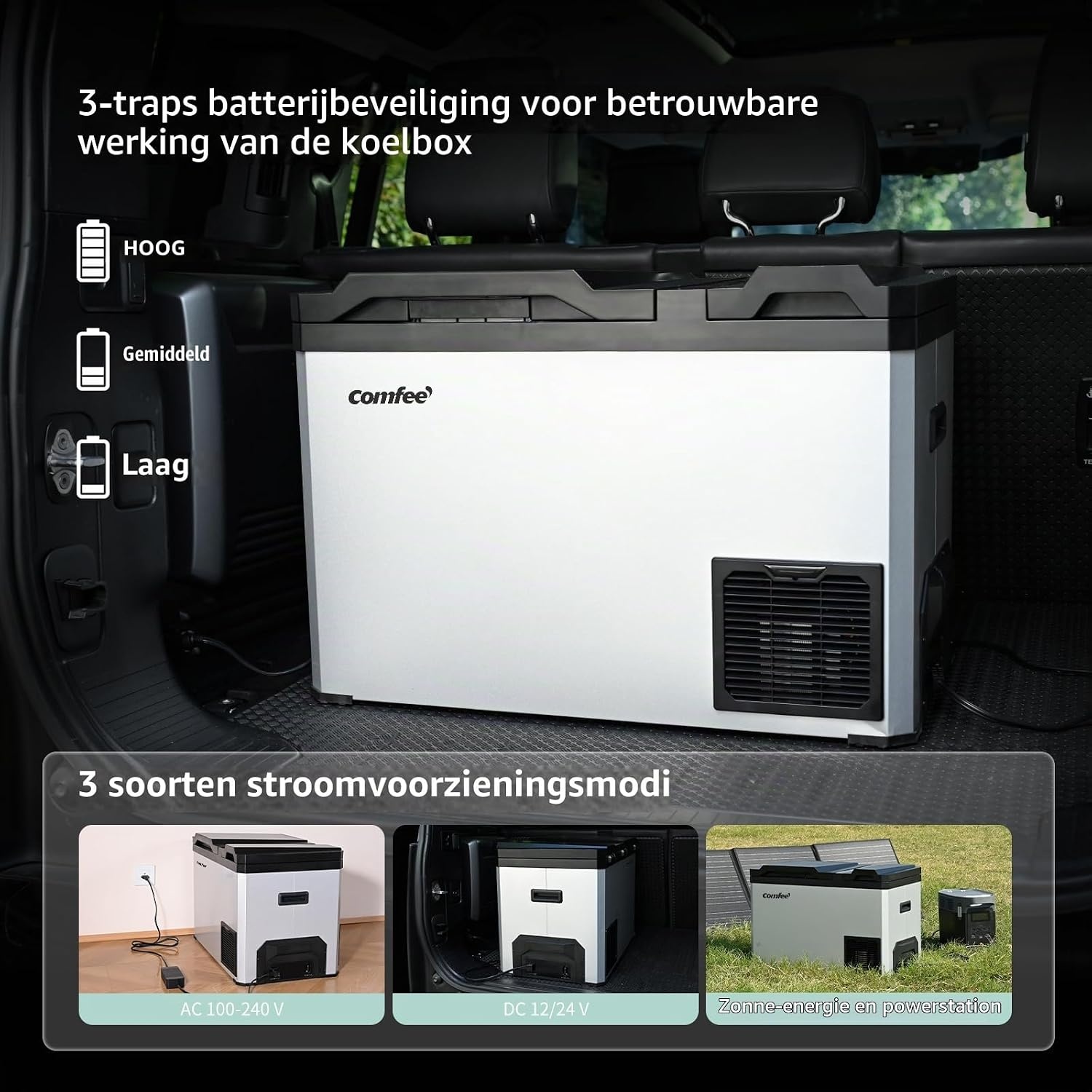 Comfee RCP43DS3(E) Compressorkoelbox 43 liter Inox