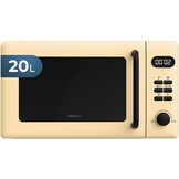 Cecotec Proclean 3110 Green Mechanische magnetron met grill, 20 l, 700 W in 6 standen en 800 W, ontdooifunctie, eindsignaal, binnenlamp, timer 30 minuten, groen design