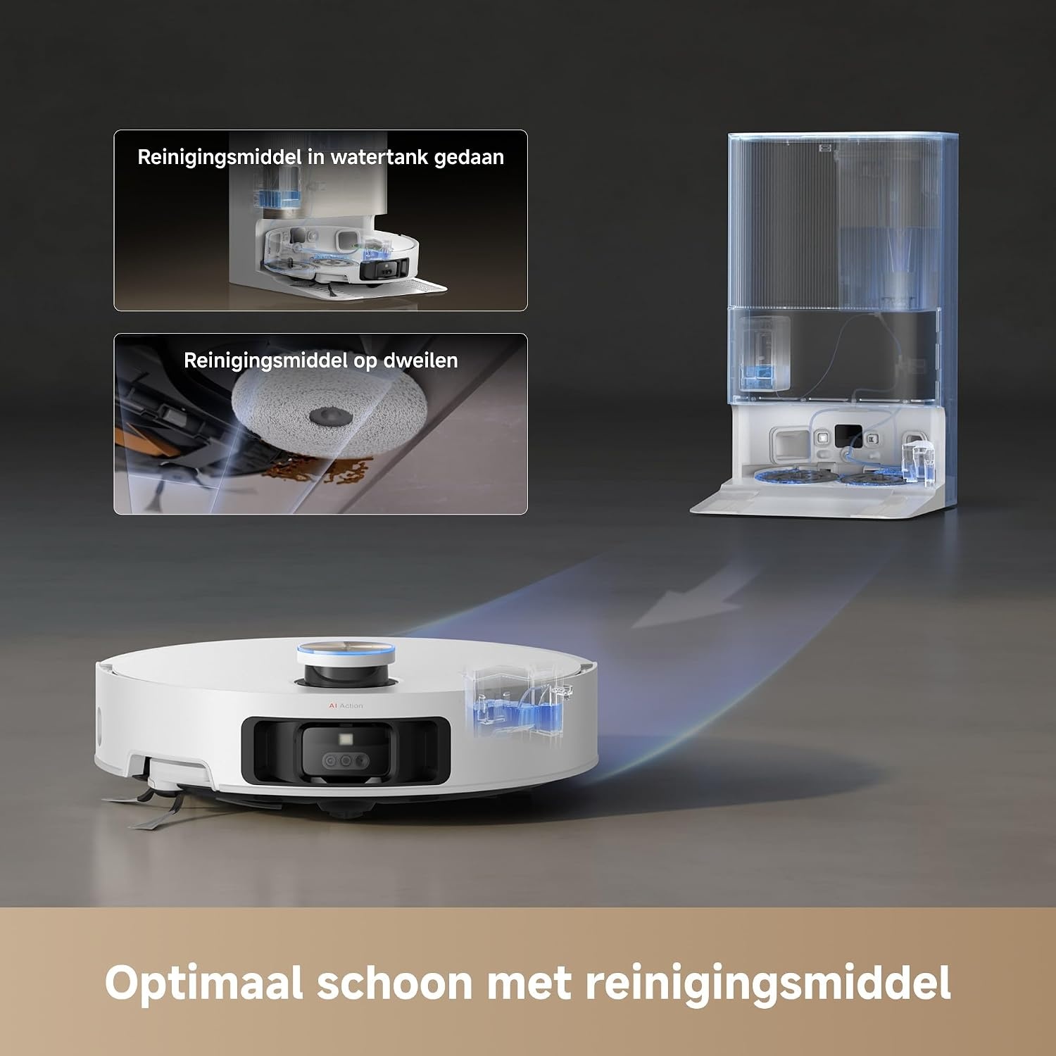 Dreame X50 Ultra Complete Robotstofzuiger - Wit - 20.000 Pa