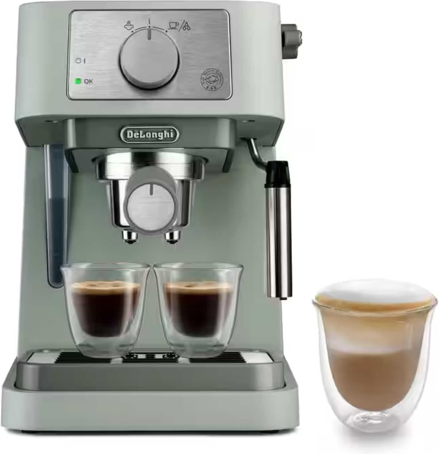 De'Longhi Stilosa Espressomachine - 15 Bar - Handmatige Melkopschuimer - Groen