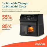 Cosori Airfryer 6.2 liter met kijkvenster - 1700W - Zwart