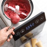 GRAEF IM700 Ijsmachine - 2 Liter - Roestvrij staal/Zwart
