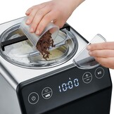 GRAEF IM700 Ijsmachine - 2 Liter - Roestvrij staal/Zwart