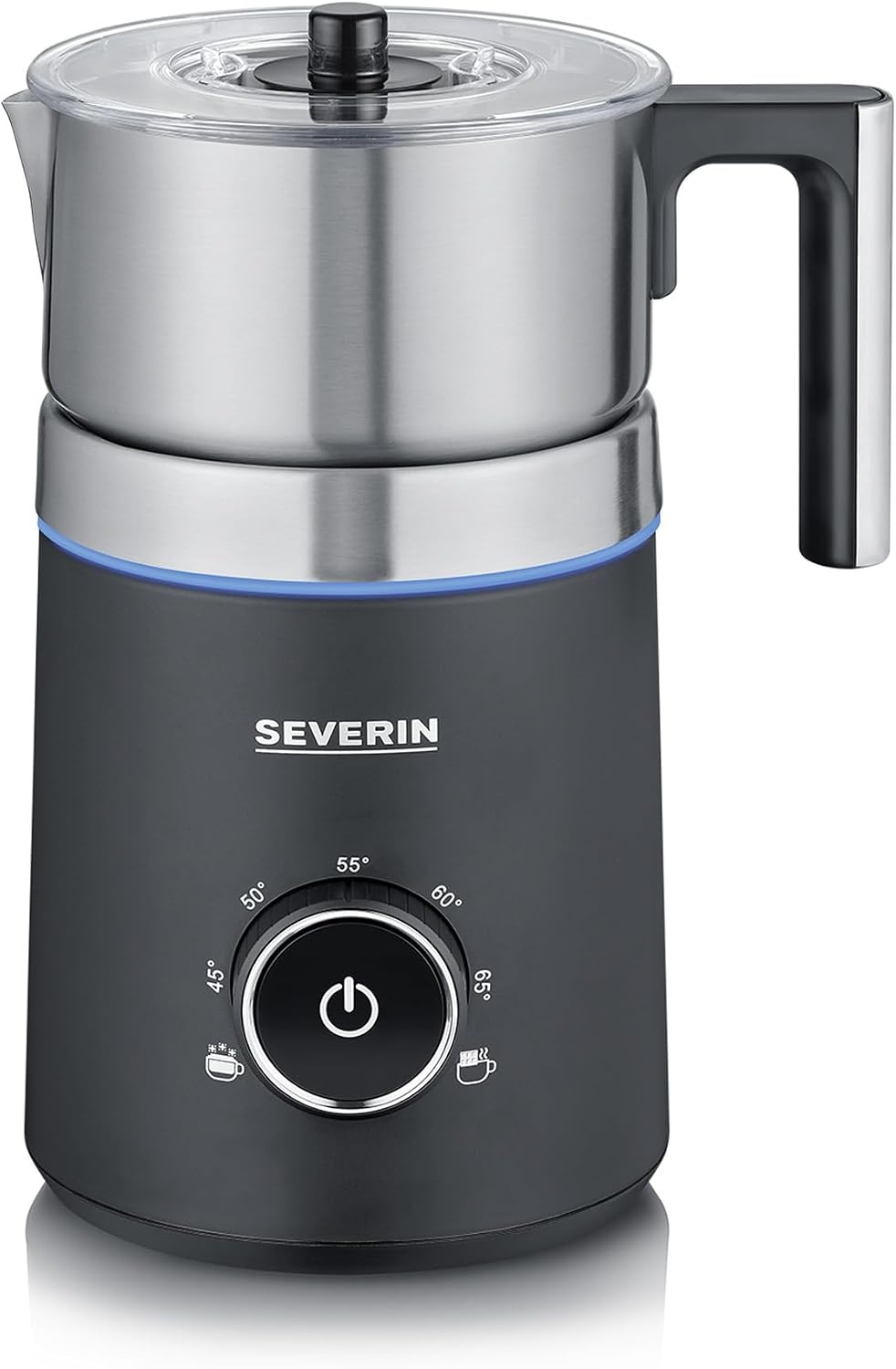 Severin Spuma 700 Plus Inductie Melkopschuimer - 700 ml - Zwart