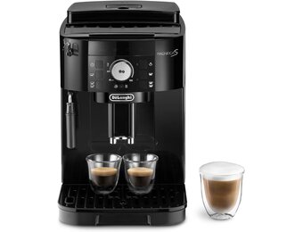De'Longhi Magnifica S ECAM11.112.B, Volautomatische Espressomachine, Traditioneel Stoompijpje, Geïntegreerde Bonenmaler, 2 One-Touch Recepten, Touch Bedieningspaneel, Instelbare Koffiesterkte, Zwart