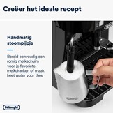 De'Longhi Magnifica S ECAM11.112.B, Volautomatische Espressomachine, Traditioneel Stoompijpje, Geïntegreerde Bonenmaler, 2 One-Touch Recepten, Touch Bedieningspaneel, Instelbare Koffiesterkte, Zwart