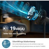 Philips Statiefventilator 3000 met SilentWings-technologie, 19 dB