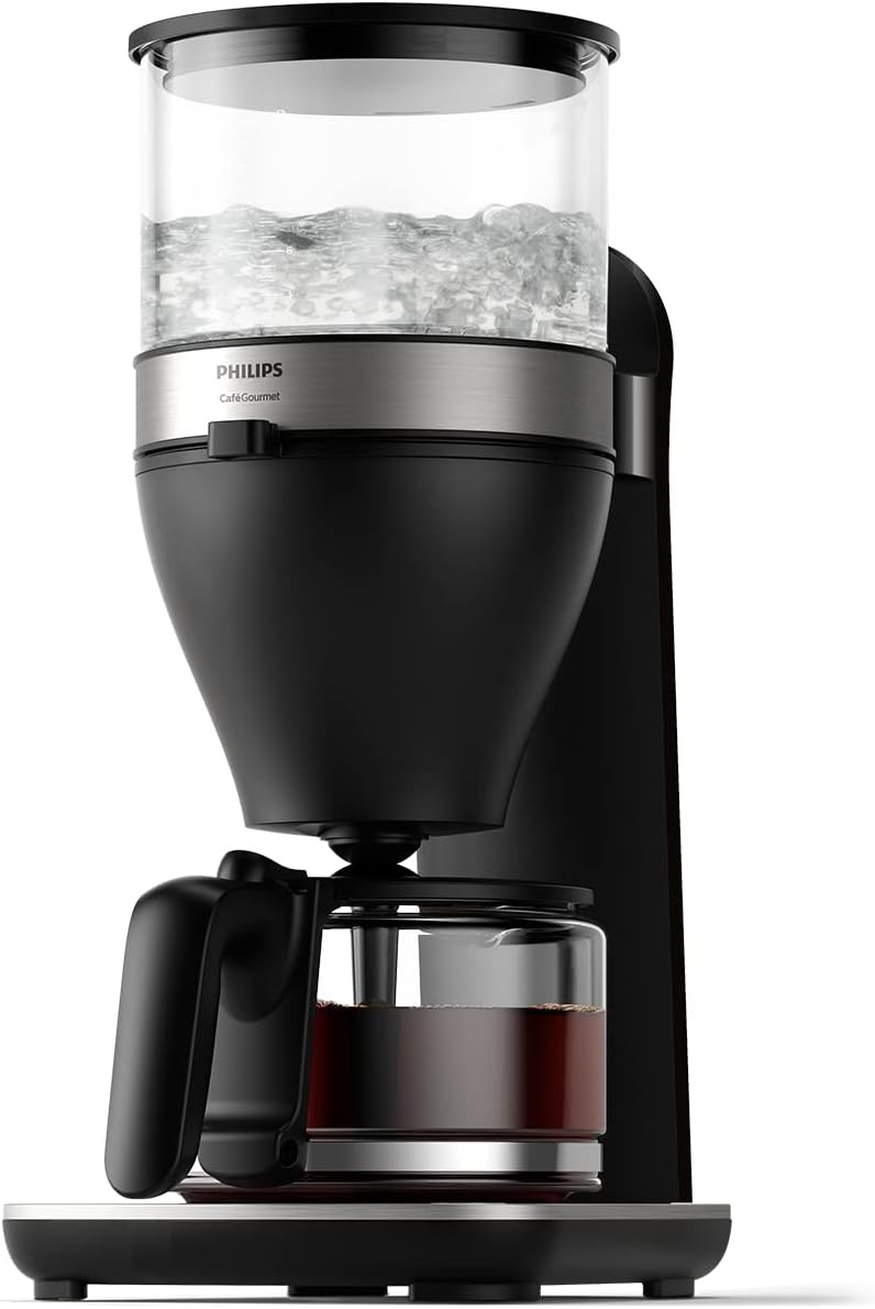 Filterkoffiezetapparaat Philips Boil & Brew 1.25L Zwart/Zilver - 34% Korting